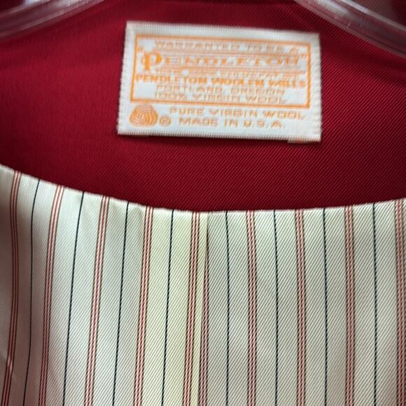 Pendleton vintage Vibrant Red Women's 14 Blazer jacket - Picture 2 of 4